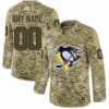 Custom Pittsburgh Penguins Jersey Name And Number Camo