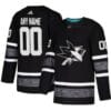 Custom San Jose Sharks Jersey Name And Number 2019 Black NHL All-Star Game Parley