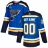 Custom St Louis Blues Jersey Name And Number 2019 Any Name NHL Pro Home With Stanley Cup Finals Patch