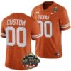 Custom Texas Longhorns Jersey Name and Number 2023 Allstate Red River Rivalry Orange Football