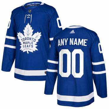 Custom Toronto Maple Leafs Jersey Name And Number 2017-2018 Blue Home NHL