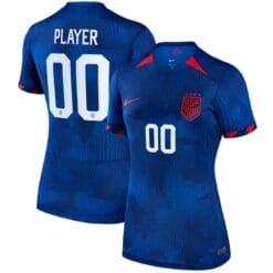 Custom USWNT Jersey Name and Number 2023 Away Replica Royal