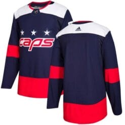Custom Washington Capitals Jersey Name And Number 2018 Navy Blank Stadium Series NHL