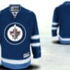 Custom Winnipeg Jets Jersey Name And Number 2012 Blue