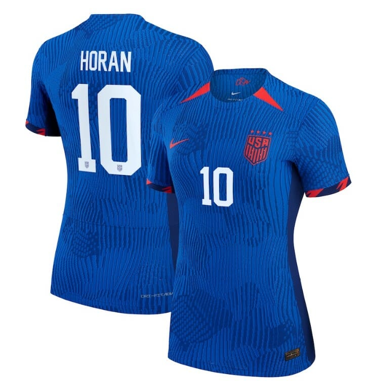 Lindsey Horan Jersey USWNT 2023 Away Royal