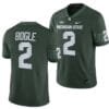 Michigan State Spartans Khris Bogle Jersey #2 College Football Green 2023 Game