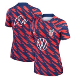 No Name Jersey USWNT 2023 Strike Drill Pre-Match Top Navy