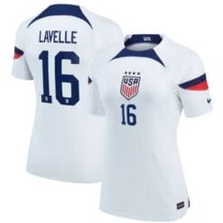 Rose Lavelle Jersey USWNT 2022-23 Home Breathe Stadium Replica White