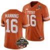 Texas Longhorns Arch Manning Jersey #16 2023 Allstate Red River Rivalry Orange Football