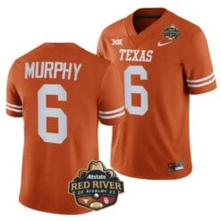 Texas Longhorns Maalik Murphy Jersey #6 2023 Allstate Red River Rivalry Orange Football
