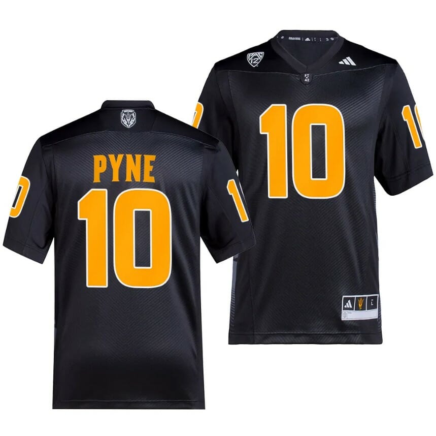 Arizona State Sun Devils Drew Pyne Jersey #10 Premier Black College Football 2023