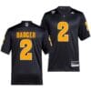Arizona State Sun Devils Elijhah Badger Jersey #2 Premier Black College Football 2023