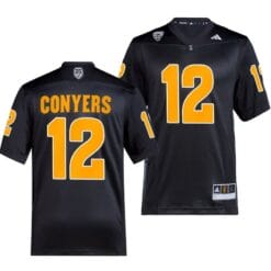Arizona State Sun Devils Jalin Conyers Jersey #12 Premier Black College Football 2023