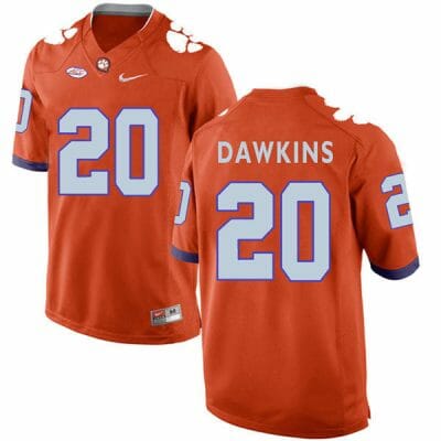 Clemson Tigers Brian Dawkins Jersey #20 College Football Orange