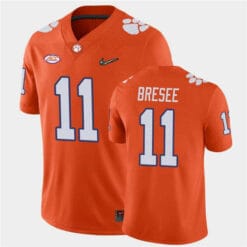Clemson Tigers Bryan Bresee Jersey #11 College Football Orange