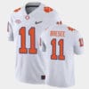 Clemson Tigers Bryan Bresee Jersey #11 College Football White