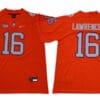 Clemson Tigers Trevor Lawrence Jersey #16 College Football Orange