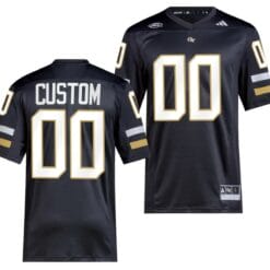 Custom Georgia Tech Jersey Name and Number Black College Football 2023