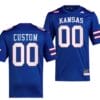 Custom Kansas Jayhawks Jersey Name and Number Royal College Football 2023