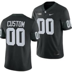 Custom Michigan State Jersey Name and Number Alternate Black College Football 2023