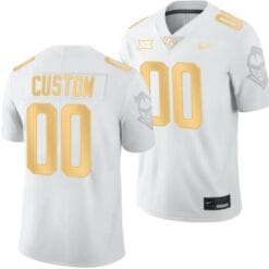 Custom UCF Knights Jersey Name and Number White Golden College Football 2023