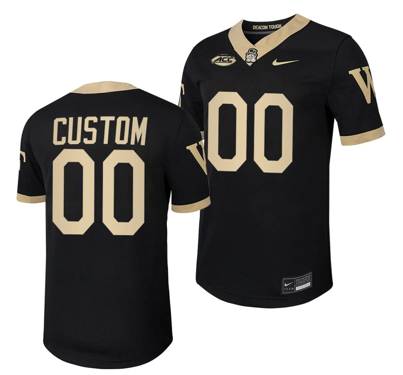 Tim Duncan Jersey #21 Wake Forest Demon Deacons NCAA Basketball Jersey Black