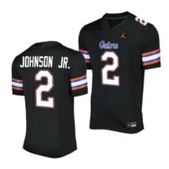 Florida Gators Montrell Johnson Jr. Jersey #2 Alternate Game Black 2023 Salute To Service Uniform