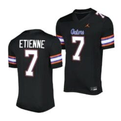 Florida Gators Trevor Etienne Jersey #7 Alternate Game Black 2023 Salute To Service Uniform