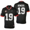 Georgia Bulldogs Brock Bowers Jersey #19 College Football Game Black