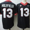 Georgia Bulldogs Elijah Holyfield Jersey #13 College Football Game Black
