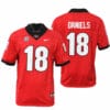 Georgia Bulldogs JT Daniels Jersey #18 College Football Game Red