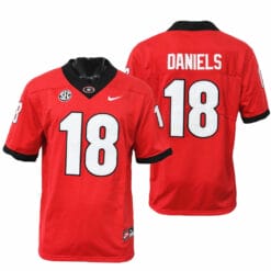 Georgia Bulldogs JT Daniels Jersey #18 College Football Game Red