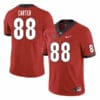 Georgia Bulldogs Jalen Carter Jersey #88 College Football Game Red