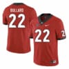 Georgia Bulldogs Javon Bullard Jersey #22 College Football Game Red