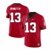 Georgia Bulldogs Stetson Bennett IV Jersey #13 College Football Game Red