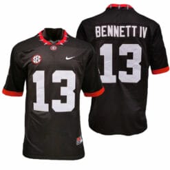 Georgia Bulldogs Stetson Bennett IV Jersey #13 College Football Game Black