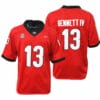 Georgia Bulldogs Stetson Bennett IV Jersey #13 College Football Game Red