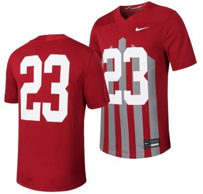 Iowa State Cyclones Jersey Throwback College Football Game Cardinal #23 No Name