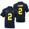 Michigan Wolverines Blake Corum Jersey #2 College Football Game Navy