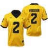 Michigan Wolverines Charles Woodson Jersey #2 College Football Game Yellow