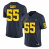 Michigan Wolverines David Ojabo Jersey #55 College Football Game Navy