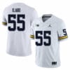 Michigan Wolverines David Ojabo Jersey #55 College Football Game White