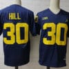 Michigan Wolverines Daxton Hill Jersey #30 College Football Game Navy