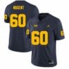 Michigan Wolverines Drake Nugent Jersey #60 College Football Game Navy