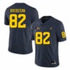 Michigan Wolverines Max Bredeson Jersey #82 College Football Game Navy