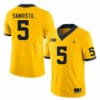 Michigan Wolverines Mike Sainristil Jersey #5 College Football Game Yellow