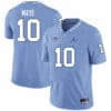 North Carolina Tar Heels Drake Maye Jersey #10 College Football Blue