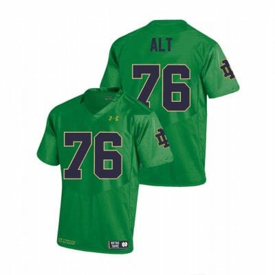 Notre Dame Fighting Irish Joe Alt Jersey #76 College Football Green