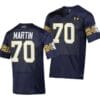 Notre Dame Fighting Irish Zack Martin Jersey #70 College Football 2023 Aer Lingus Classic Navy