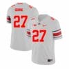 Ohio State Buckeyes Eddie George Jersey #27 College Football Game Gray